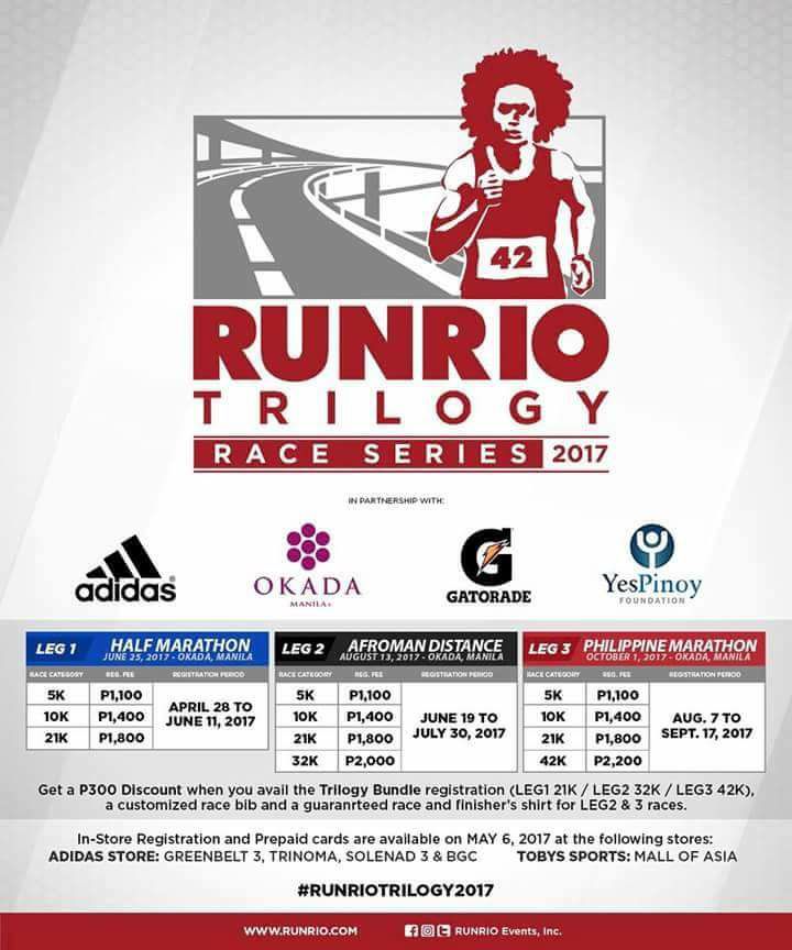 Runrio Trilogy 2017 Officially Opens!!!
